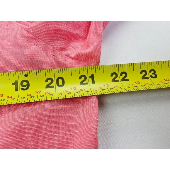 Calvin Klein Size Medium Mens Pink White Accent Embroidered Chest Logo Shirt - Picture 2 of 11